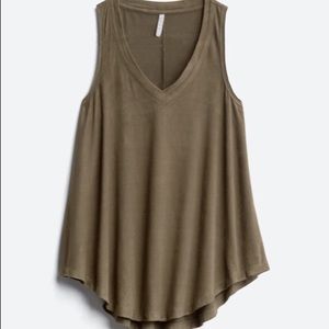 Sabiana Suede Swing Knit Tank Top